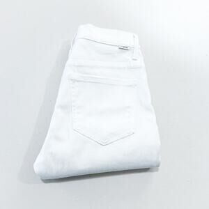 Mother Insider Crop Step Fray Glass Slipper Flared Denim Jeans Size 26